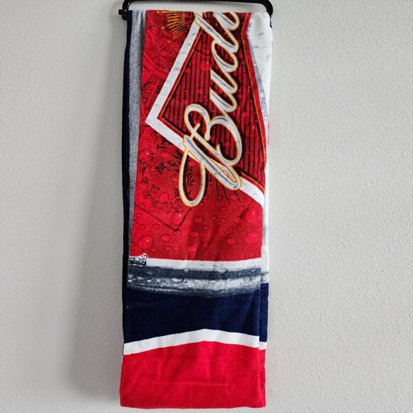 NWT Budweiser Beach Towel. ***Adult Size 30" x 60". - Picture 2 of 5